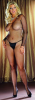 Body Stocking Black Open Crotch Q/S