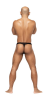 Heart Breaker Micro V Thong Black L/Xl