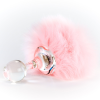 Classic Magnetic Faux Fur Bunny Tail Short-Small Plug