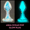Sparkle Glow Plug With Crystal Base - 7 Colors