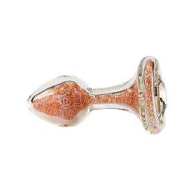 Sparkle Glow Plug With Crystal Base - 7 Colors (Color: Red- Cherry Bomb)