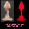 Sparkle Glow Plug With Crystal Base - 7 Colors