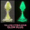 Sparkle Glow Plug With Crystal Base - 7 Colors