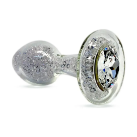 Sparkle Plug With Crystal Base - 7 Colors (Color: Clear)