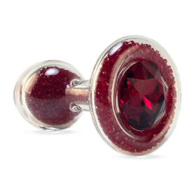 Sparkle Plug With Crystal Base - 7 Colors (Color: Red)