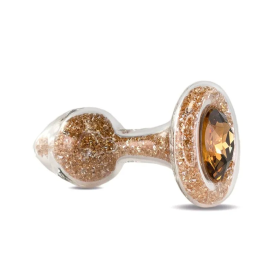 Sparkle Plug With Crystal Base - 7 Colors (Color: Gold)