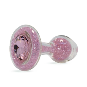Sparkle Plug With Crystal Base - 7 Colors (Color: Pink)