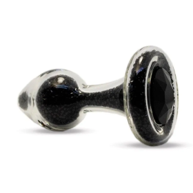 Sparkle Plug With Crystal Base - 7 Colors (Color: black)