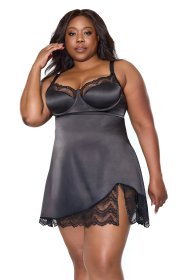 Ever After Chemise (Color: black, size: S)