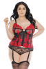 Embroidered Elegance Bustier