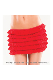 Twirl & Swirl Skirt (Color: Red, size: OSXL)